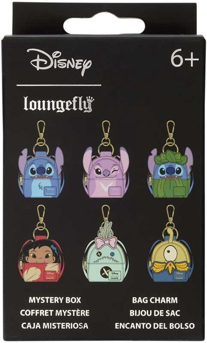 Loungefly Disney Stitch Mysterieus Sleutelhanger Veelkleurig Kinderen