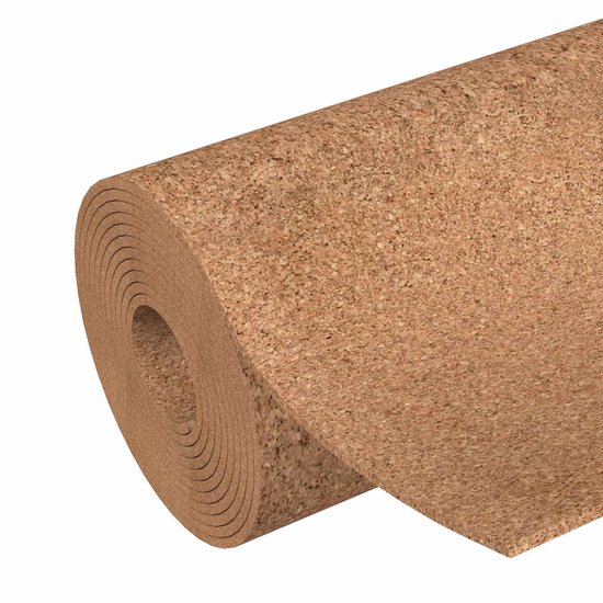 vidaXL - Kurkrol - Bruin - 100 - x - 500 - x - 0,8 - cm - Kurk van Merkloos — afbeelding 2