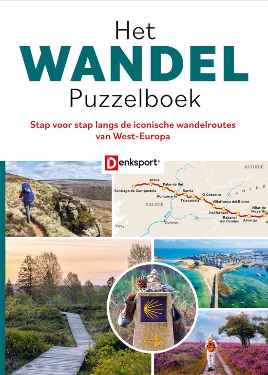 Denksport – Het Wandelpuzzelboek: West-Europa - cover