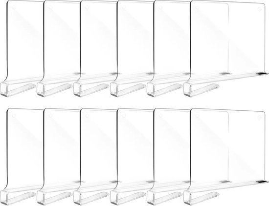 QuiHaCha Hangende handtas-organizer, 2 stuks, opbergtas, hangende organizer, transparant met 8 vakken, hangrek, kledingkast, hangopslag voor familiekast, slaapkamer