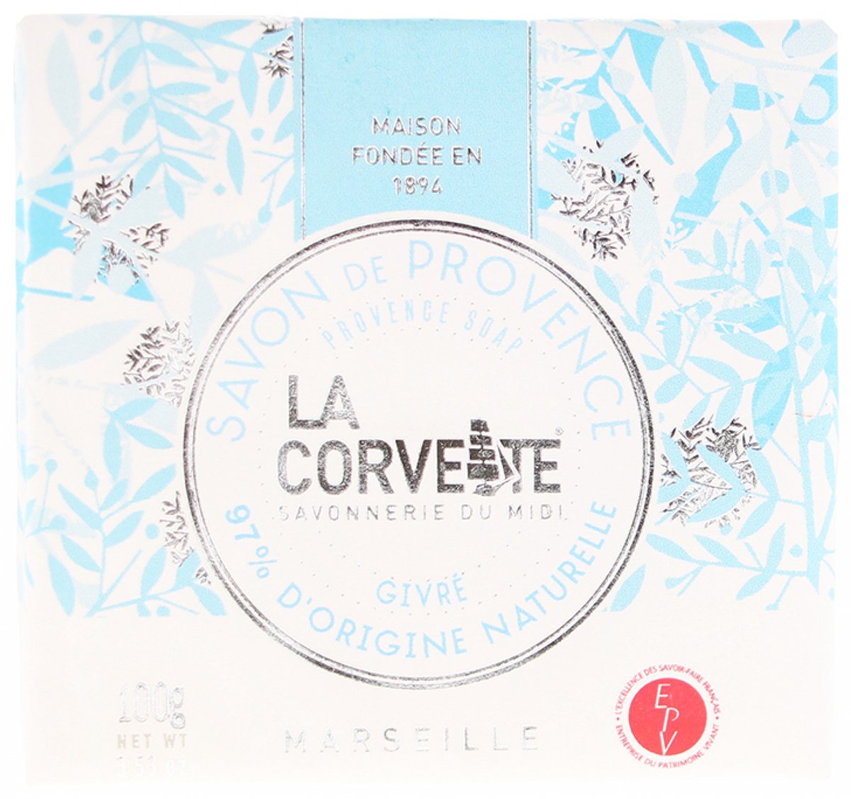 La Corvette Savon de Provence Givré 100 g