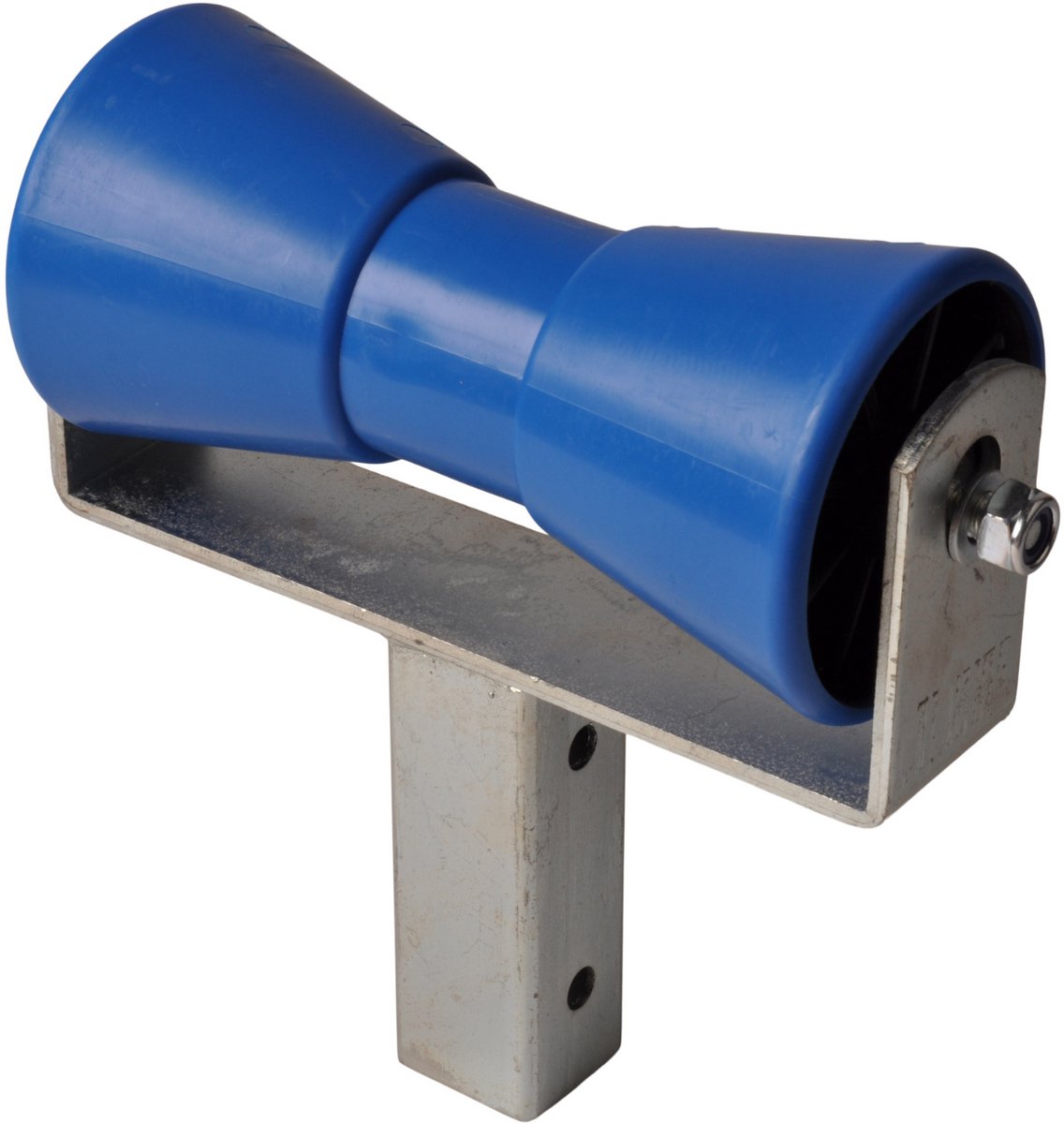 Kielrol set - 200x85 mm - blauw - compleet op T steun