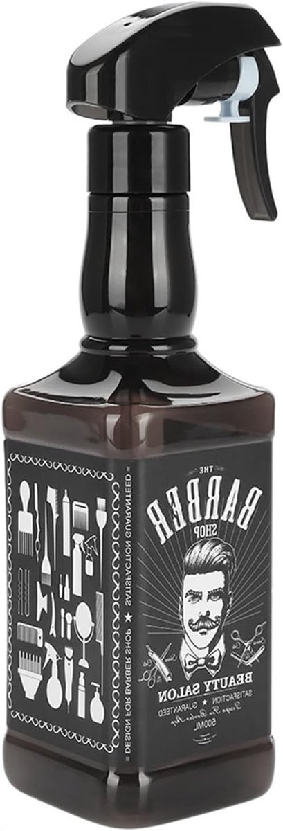 Praktische 500ml Sprayfles voor Kappers, Ideaal voor Water, Haarstyling en Salongebruik