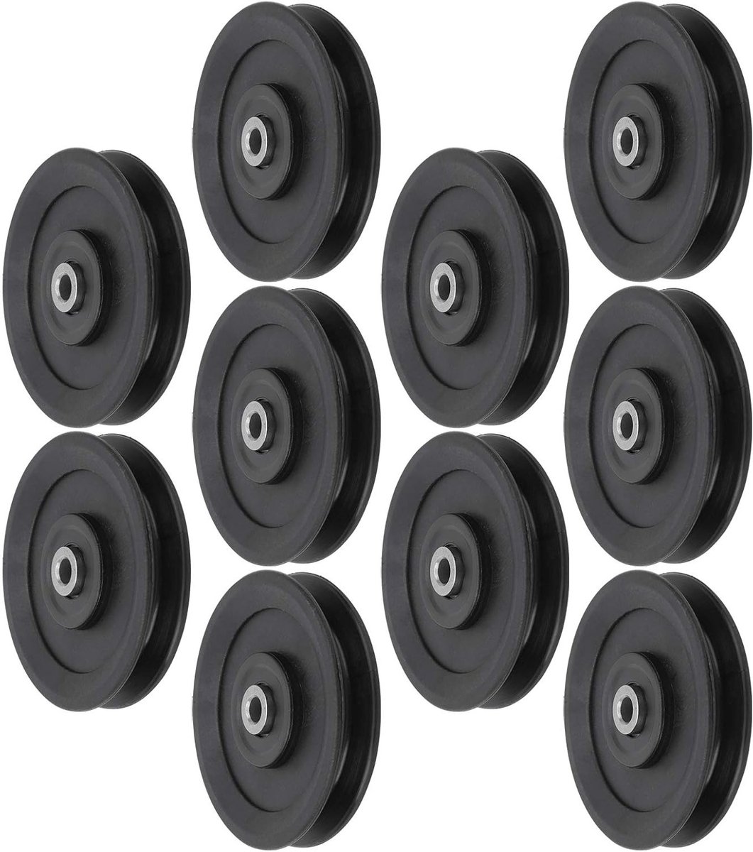 10 stuks 115mm Nylon Fitness Katrollen voor Thuisgym, Oefeningen en Krachttraining Accessoires