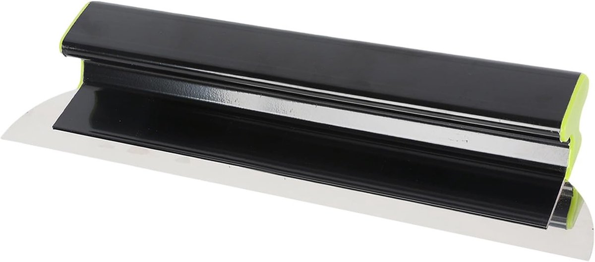 Hoogwaardige roestvrijstalen vlakspatel met ergonomische Z-greep, ideaal voor wanddecoratie en bouwprojecten, 40 cm lang