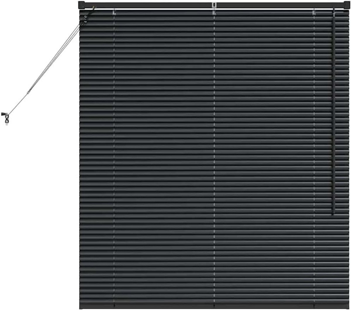 Raamblind met gordijnen - Venetiaanse jaloezieën Luxaflex - Privacy en lichtcontrole - Mat