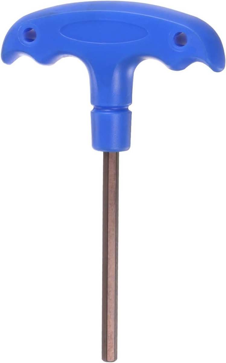 H5 T-Handle Hex Key Wrench 5mm - S2 Staal T Sleutel voor Binnenzeskant Reparatiewerkzaamheden en Gereedschap