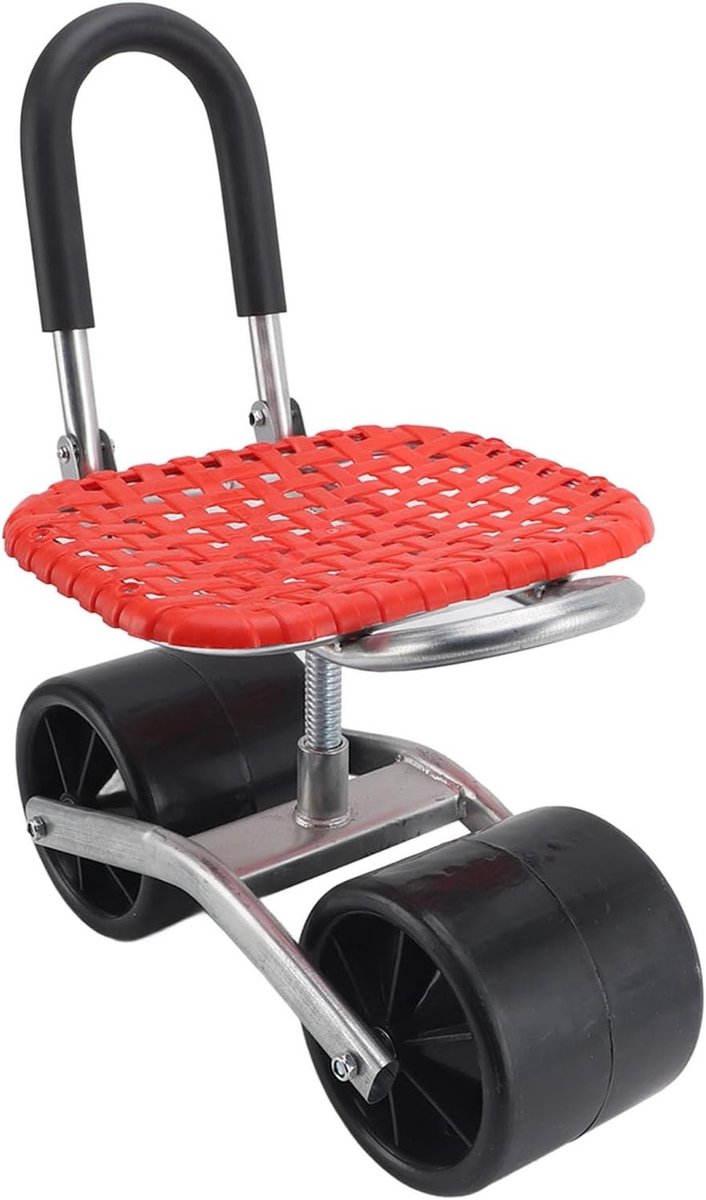 Ergonomische Tuinstoel met Wielen, Handige Tuinstoel voor Onkruid Wieden en Planten, Ideaal voor Buiten en Terras, Tuin Scooter voor Comfortabel Tuinieren