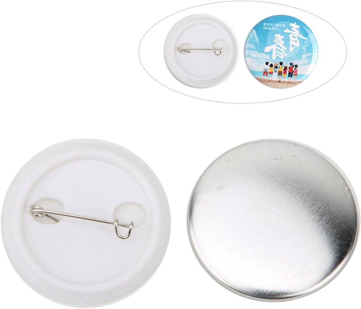 DIY Knopen Sets voor Creatieve Projecten - 100 Stuks, 37mm Pins en Knopen voor Handgemaakte Buttons en Ambachtelijk Materiaal