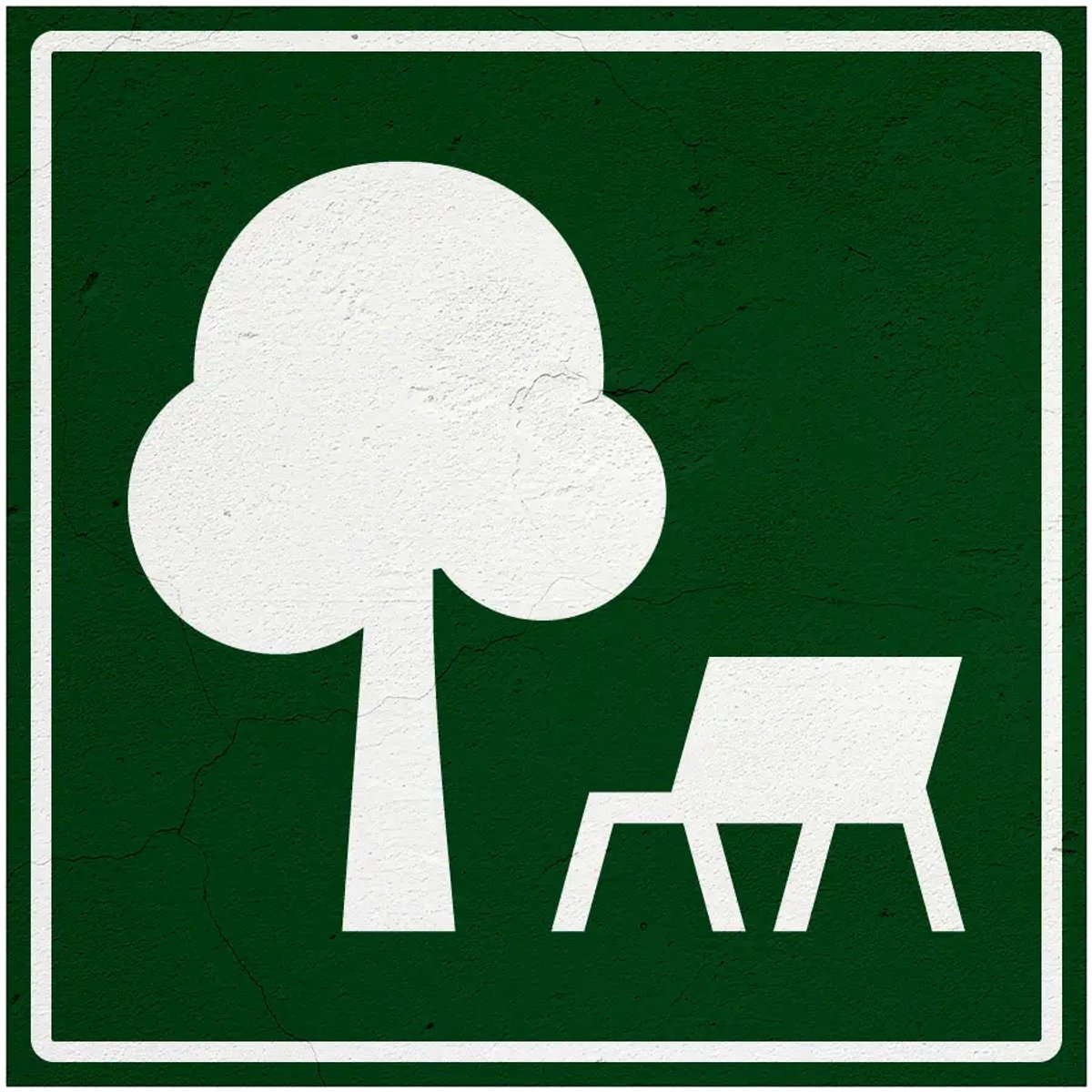 Recreatiepark bord | Sign Again materiaal | 20 x 20 cm