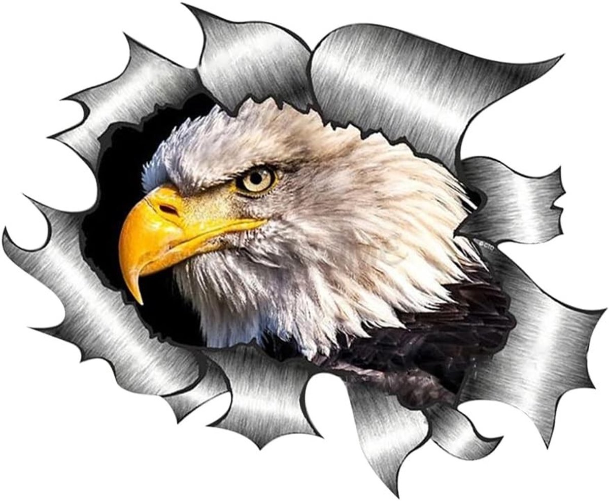 SPHProducts - 3D Sticker - Creatieve PVC Sticker - Waterproof - 15 x 15 cm - Persoonlijke Auto Sticker - Perfect voor Laptops en Auto's