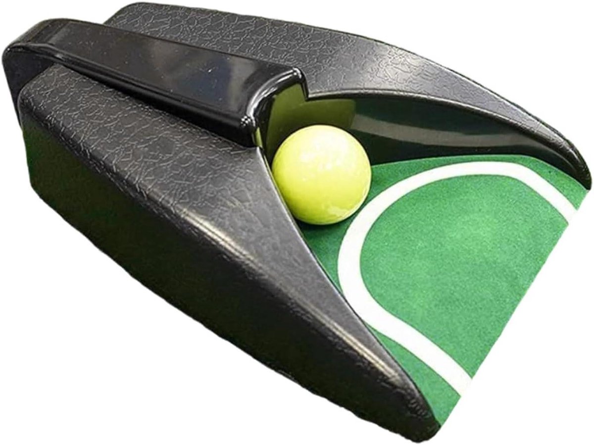 Golfbal Terugkeer - Putting Hulp - Golf Training - Automatisch Rebound Mechanisme - 27 x 17 x 7 cm - Grijs