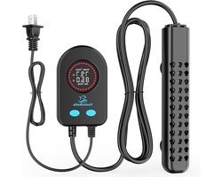 Aquarium Verwarmer - Dompelpomp Verwarmer - Water Temperatuur Regelen - Automatische Uitschakeling - 300W - Zwart