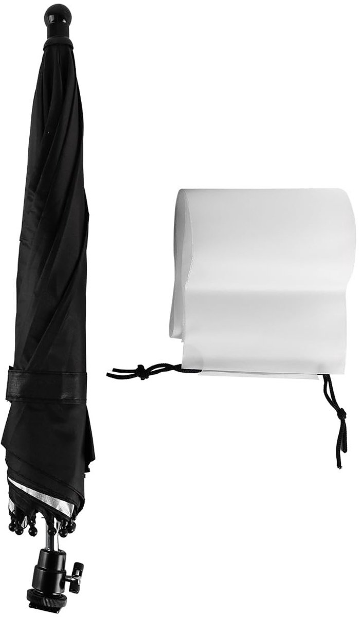 Camera Hot Shoe Umbrella met Universele Rotatie Pan Head - Bescherming voor Fotografie