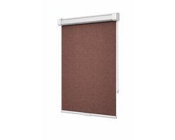 Mini Rolgordijn 87x150 cm – Madeco Mini Store 87 – Bruin – Zonder Boren – Vouwgordijn – Eenvoudige Montage