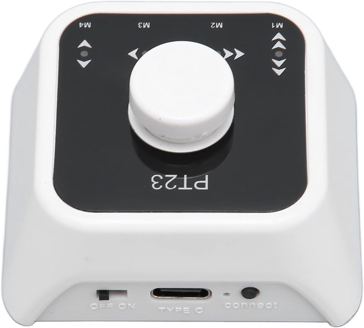 Bluetooth Page Turner Pedaal, USB Oplaadbare Draadloze Bladmuziek Page Turner Voetpedaal Voor Tablet Telefoons, Bluetooth Pedaal Page Turner (Wit)