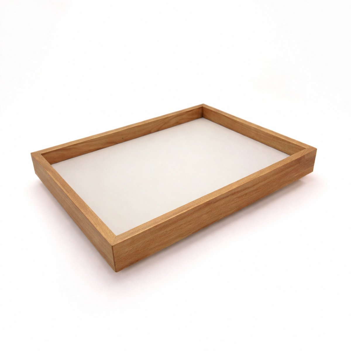 Tray - groot dienblad 56x42cm Eiken - Andora Grijs ultra mat