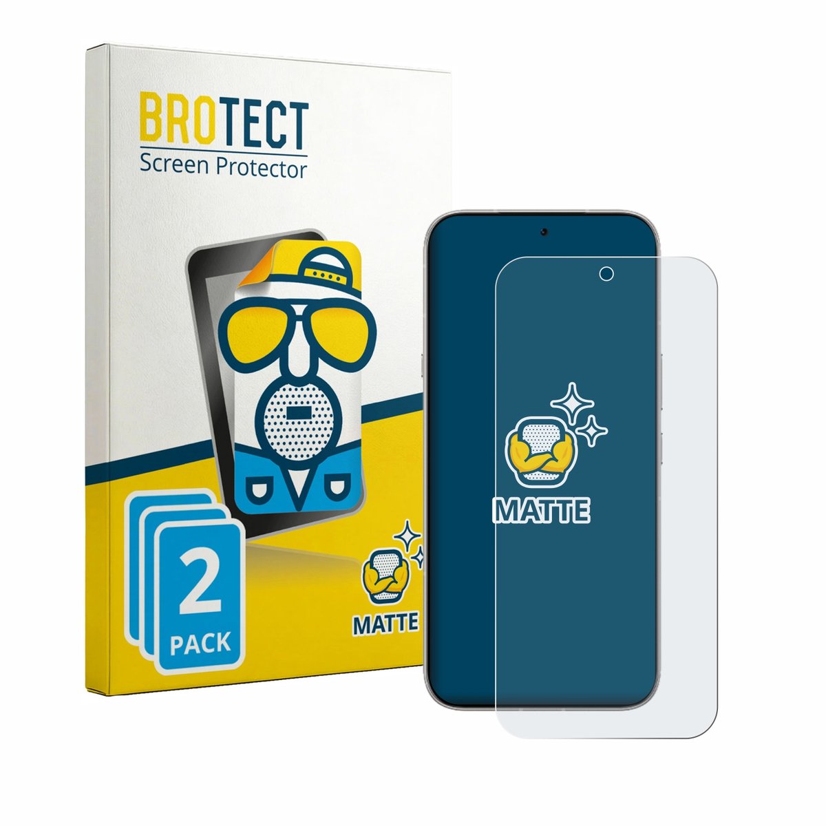 BROTECT - Screenprotector voor Infinix Note 60 - Folie Beschermfolie matte 2 Stuks