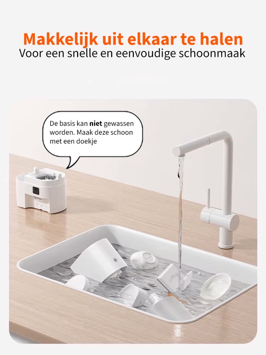 DierButler - 2-in-1 Automatische Voerbak Kat & Kleine Hond - Met HD-Camera - App & Wifi - Two-Way Audio - Voerschema Instellen - Slim design thumbnail 6