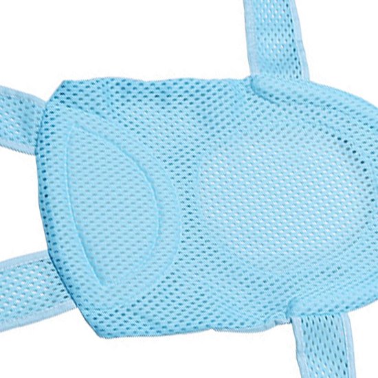Babybadje Ondersteuning - Babybadmat Zitje - Veilig Baden - Verstelbare Banden - 1 Aantal - Blauw — afbeelding 2