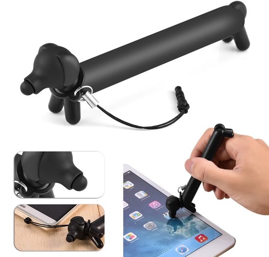 Dailygoody - Stylus Pen - Creatieve Hond-Design - Geschikt voor Tablet en Smartphone - Schrijfervaring - Licht en Draagbaar - Tekenpen — afbeelding 2