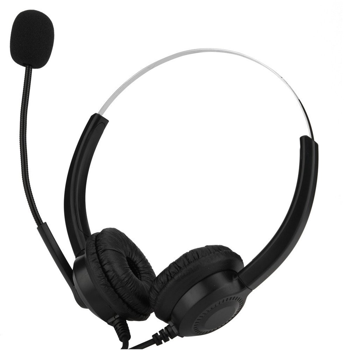 Dailygoody - Call Center USB-headset - Ruisonderdrukking - 360 Graden Rotatie - Comfortabel - Microfoon met Mute-functie - Ideaal voor Klantenservice