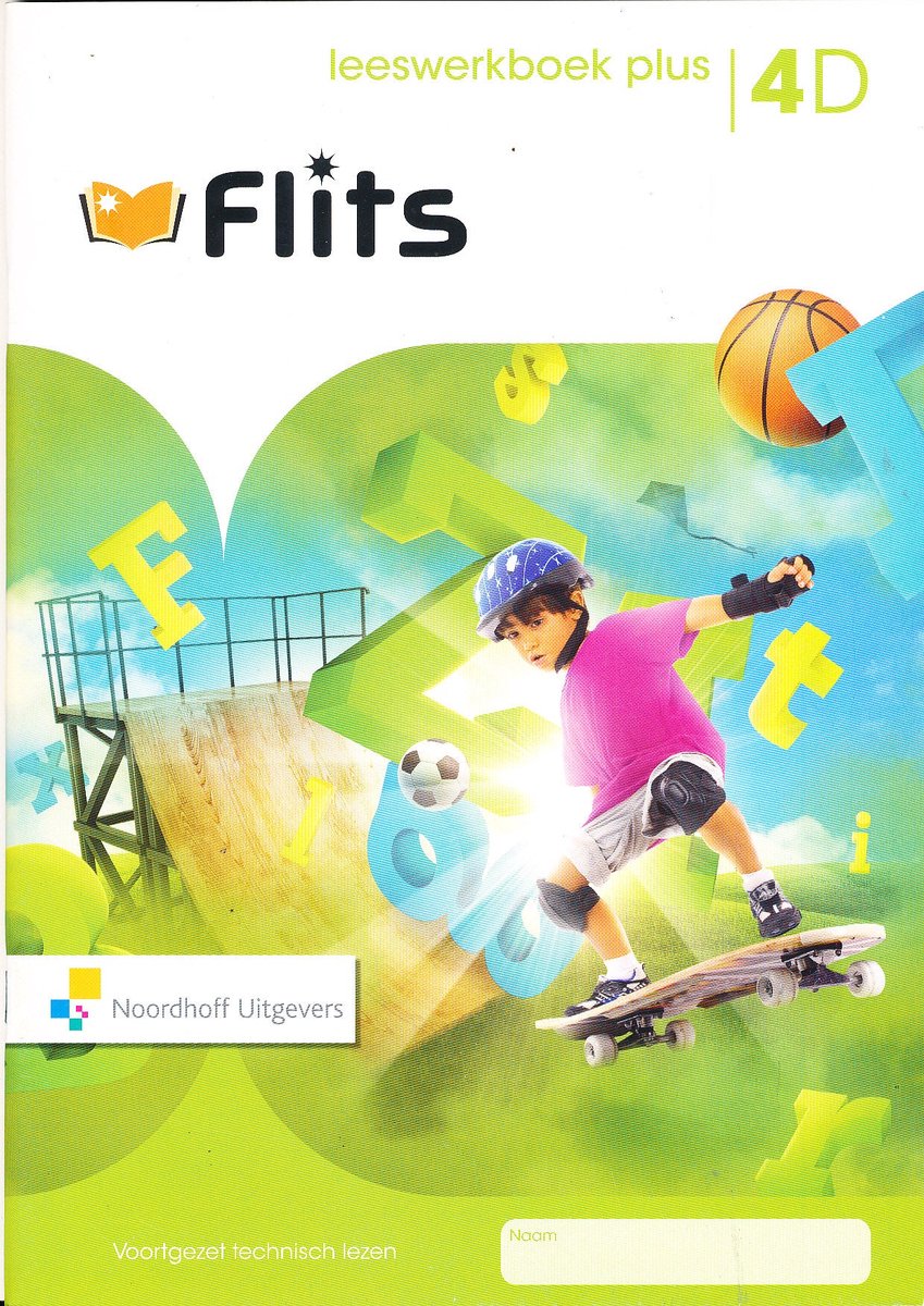 Flits Leeswerkboek PLUS 4D (per pak van 5)