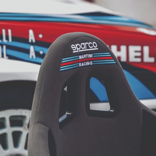 Sparco Martini Racing Racestoel Pro 2000 QRT Martini Racing Grijs Auto-accessoire - Grijs - Maat Onesize van Sparco — afbeelding 2