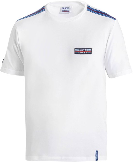 Sparco T-Shirt Martini Racing Top Stripes - blauw / l - T-Shirt - BML0007D0N0200L van Sparco — afbeelding 2