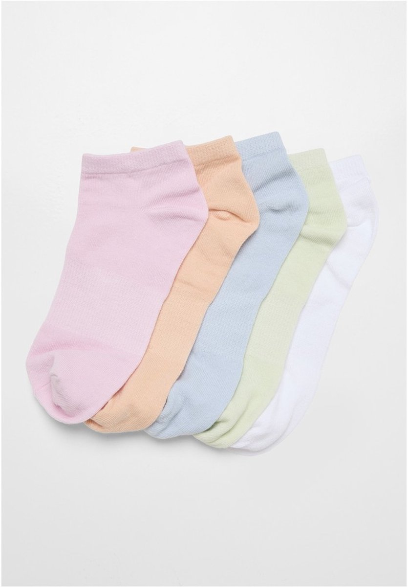 Urban Classics No Show 5Pack Enkelsokken 47/50 Multicolours Multicolor