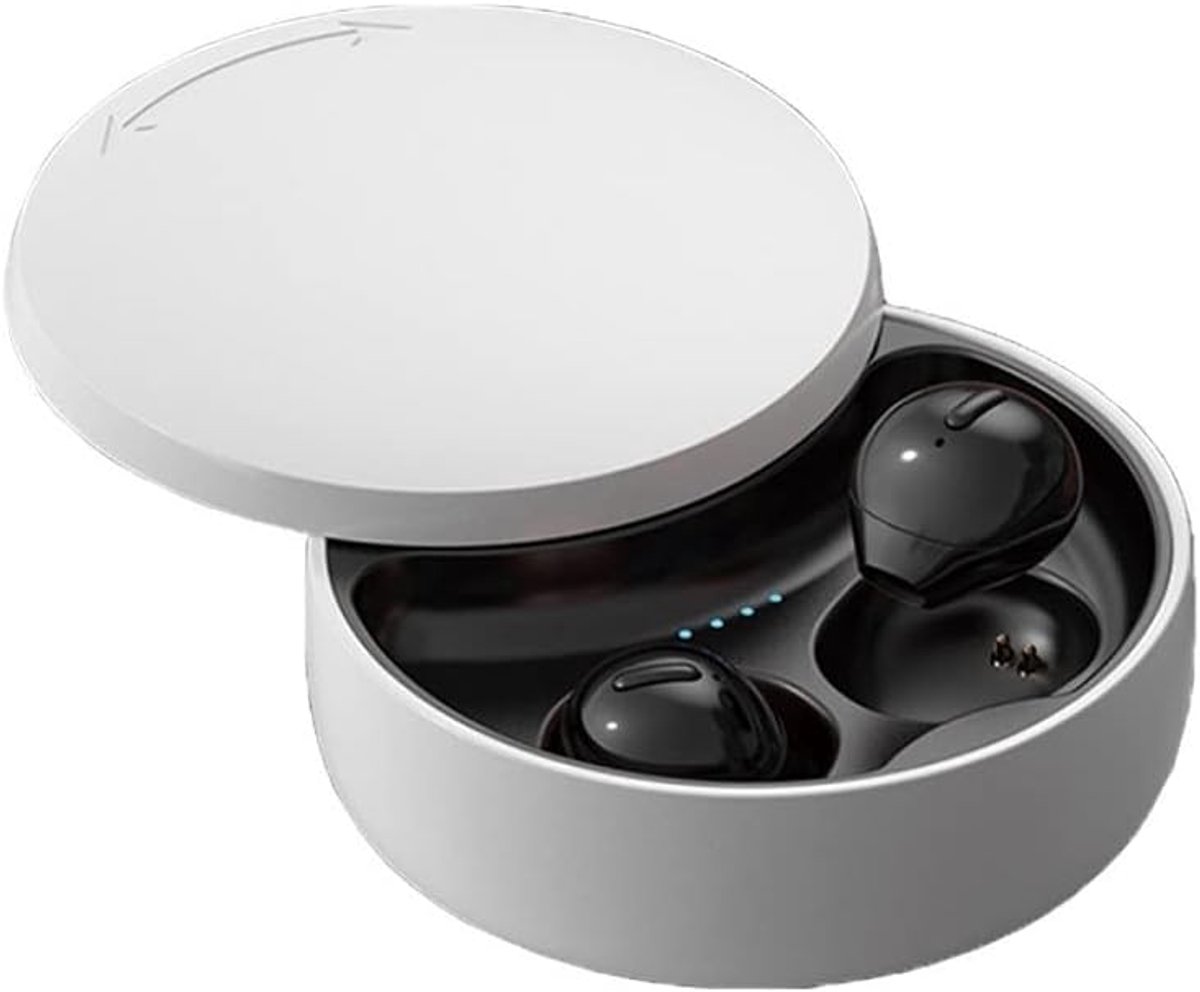 Onzichtbare oordopjes Kleine mini draadloze Bluetooth-oortelefoon Discrete oordopjes voor muziek, thuis en op het werk