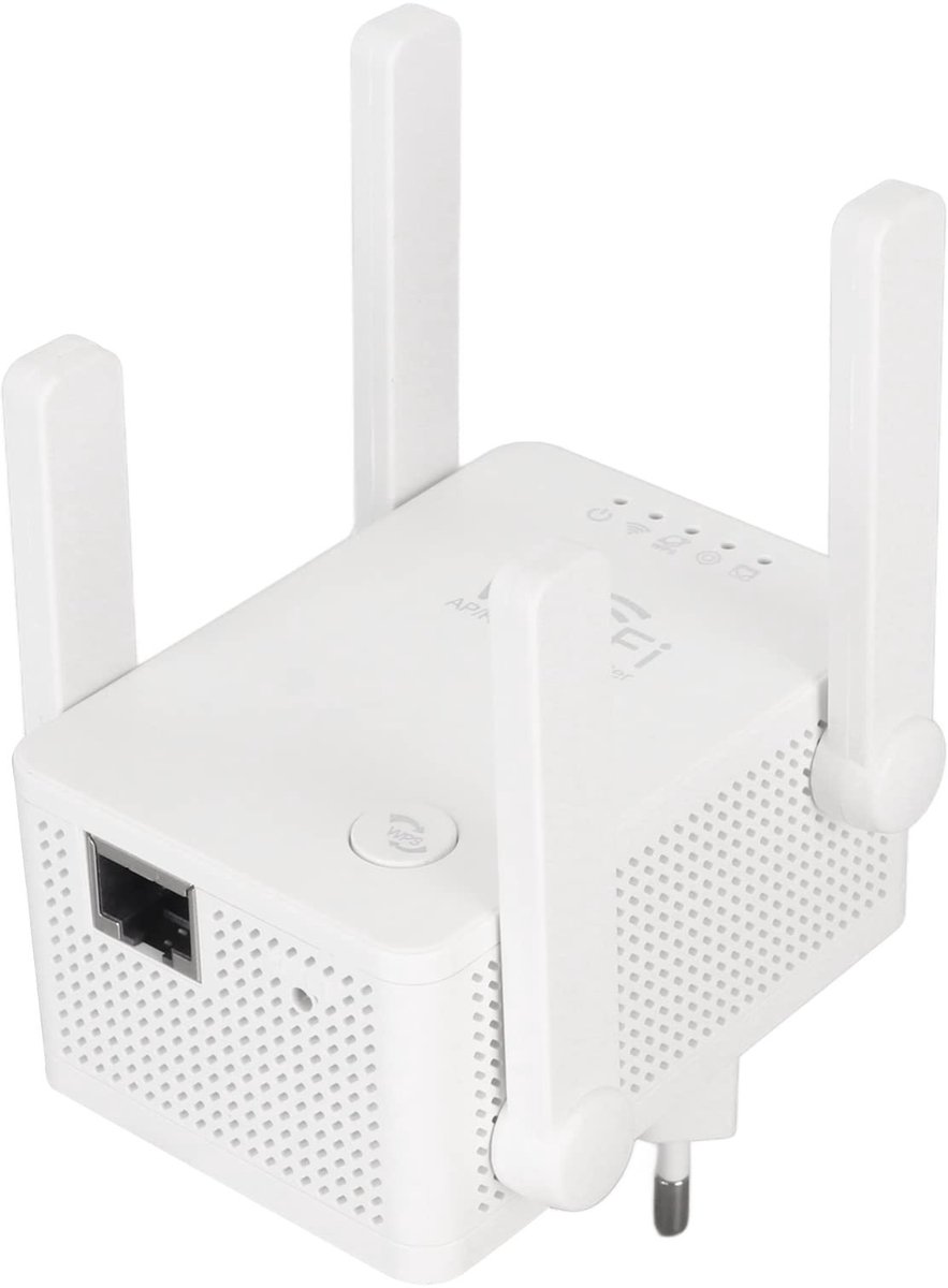 Dailygoody - WiFi-extender - Internetsignaalversterker - 1200 Mbps Dual-band - Wandstekkerontwerp - Automatisch Koppelen - Geschikt voor Thuis en Kant