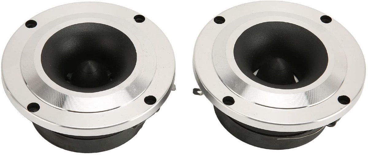 Dailygoody - OmGoods - Dailygoody - Auto Tweeter Luidspreker - Hoge Gevoeligheid - Aluminiumlegering - Zilver - Stereo Surround - Vervanging voor Auto Geluidssystemen - 2 Stu