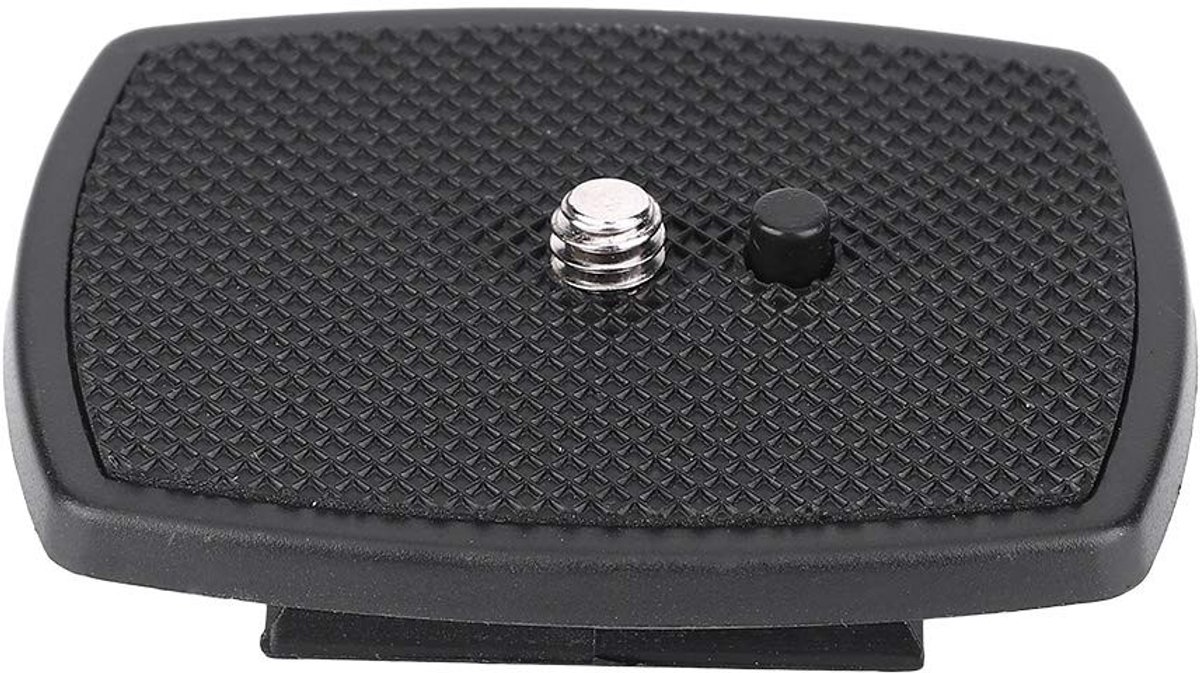 Dailygoody - Quick Release Plaat Klem Statiefkop Adapter - Lichtgewicht - Zwart - Camera Mount - Praktisch voor Yunteng VCT668 ST666 690