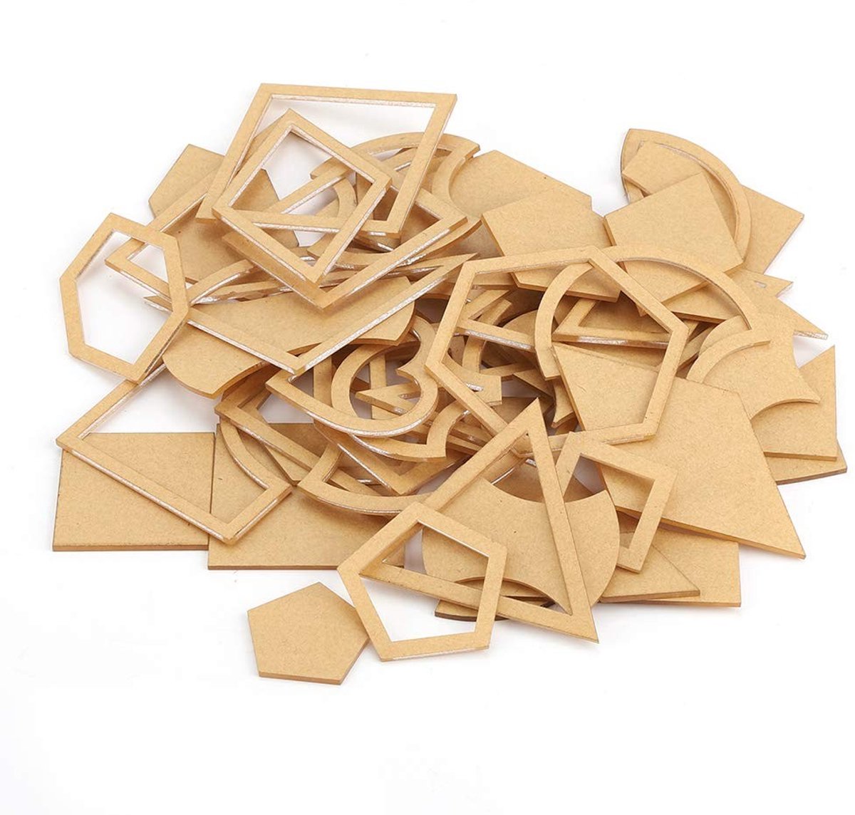54 Stuks Acryl Naaipatroon Sjablonen Set voor DIY Patchwork