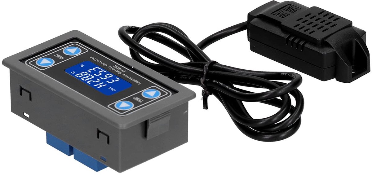 Dailygoody - Incubatorthermostaat - Temperatuur- en vochtigheidsregelaar - Compact formaat - Power-off geheugenfunctie - Geschikt voor broederijen