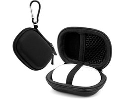 - Oordopjes hoes houder - Draagtas - Zwart - Kabelopslag - Vervangende harde schaal - Compatibel met Jaybird Vista, Vista 2, Studio Buds, Studio Buds + Bluetooth oordopjes.