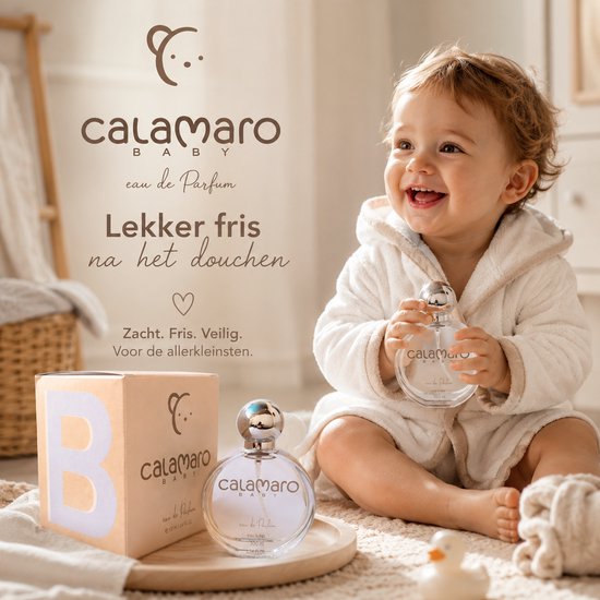 Baby - Baby Parfum - Baby Eau De Parfum - Baby Cadeau - Kraamcadeau - Baby Spullen - Merk Calamaro - Baby Jongen - Baby Meisje - Baby Spullen - Kraamcadeau - 50ML - Mooie Doorzichtige Parfum Flesje - Kerstcadeau - Christmas - Cadeautjes van Calamaro — afbeelding 5