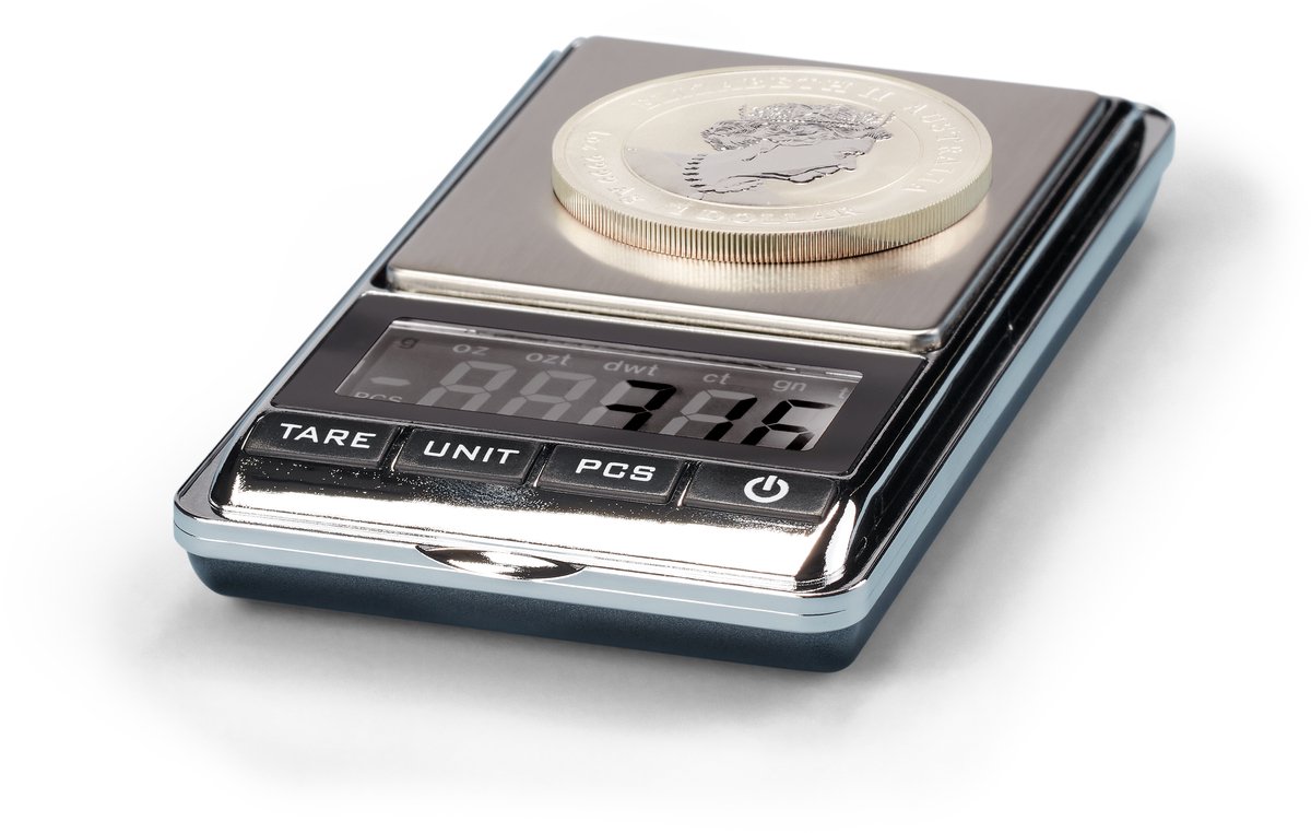 LIBRA - Muntcapsule - 100 digitale muntweegschaal