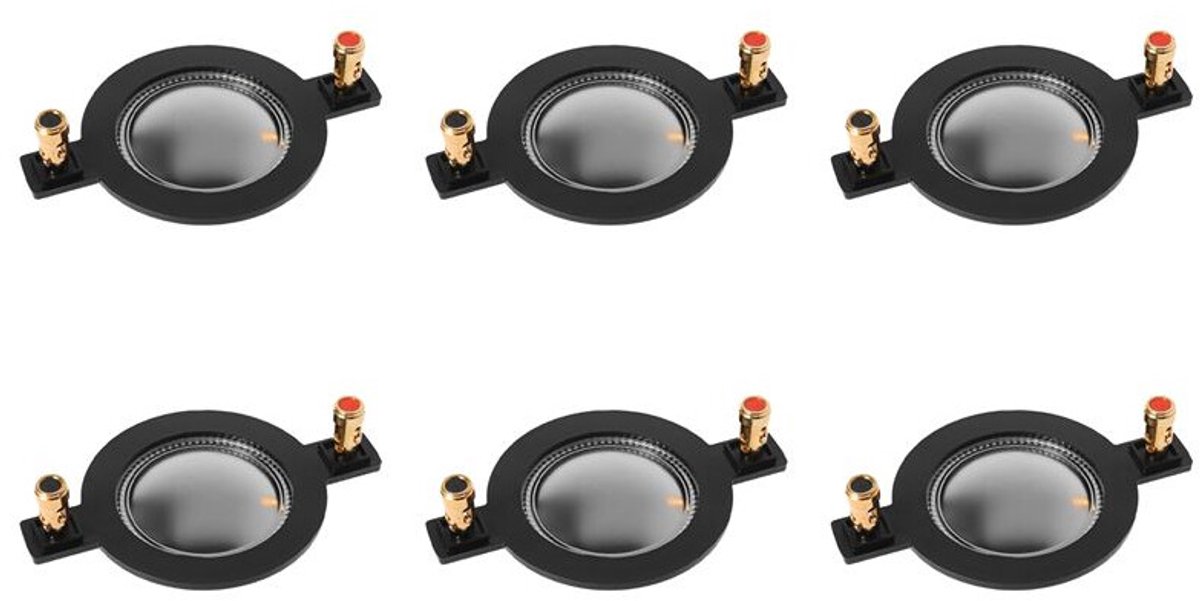6X luidspreker Geschikt voor titanium membraan, spreekspoel Geschikt voor tweeter Geschikt voor 44 kernen, accessoires Geschikt voor tweeter