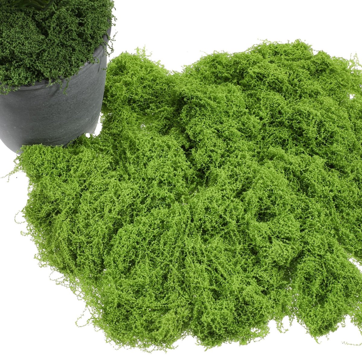 NTHProducts - Kunstmos - Decoratie voor Creatieve Klussen - 100 g - Donkergroen en Lichtgroen - DIY Moss voor Aquariums en Modelbouw - Geschikt voor Am...
