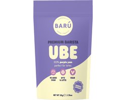 Barú Vegan Premium Barista Ube Latte Poeder (50g)