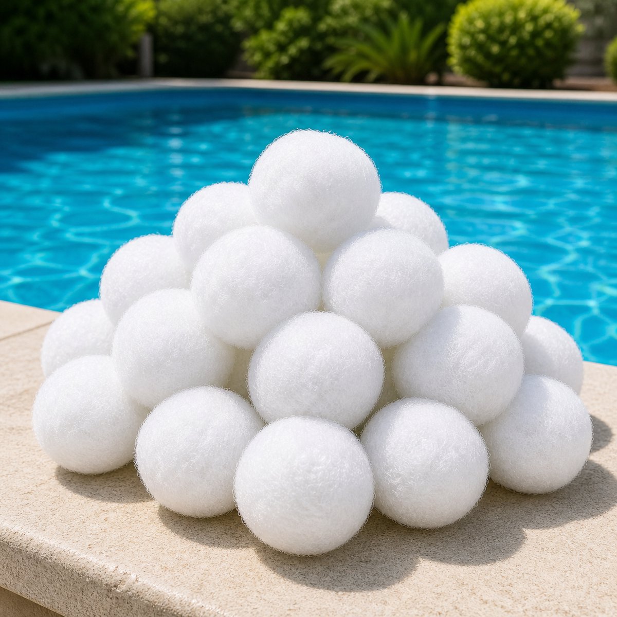 Zwembadfilterballen 500 g – Vervangt tot 20 kg zand – Geschikt voor zandfilters van Intex en Bestway – Hoogwaardige filtering Phonillico®