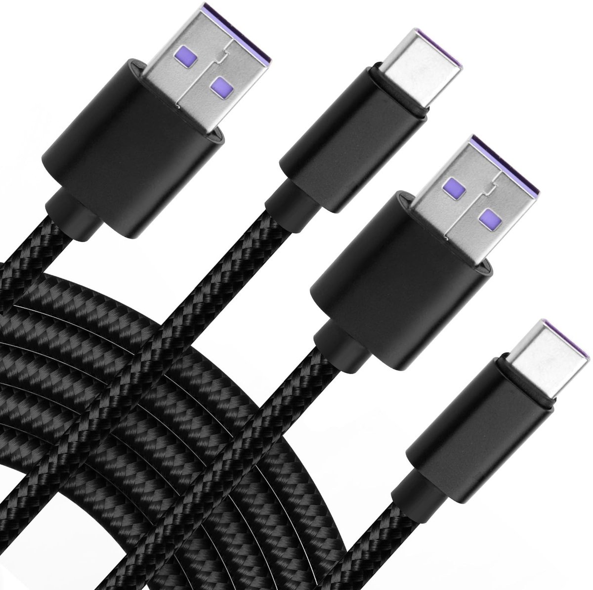 Dailygoody - USB Type C Oplaadkabel - 3 meter Lengte voor Gaming Controllers - Ideaal voor Xbox Series en PS5 - Snelle laadtijd - USB kabels - Geschik...
