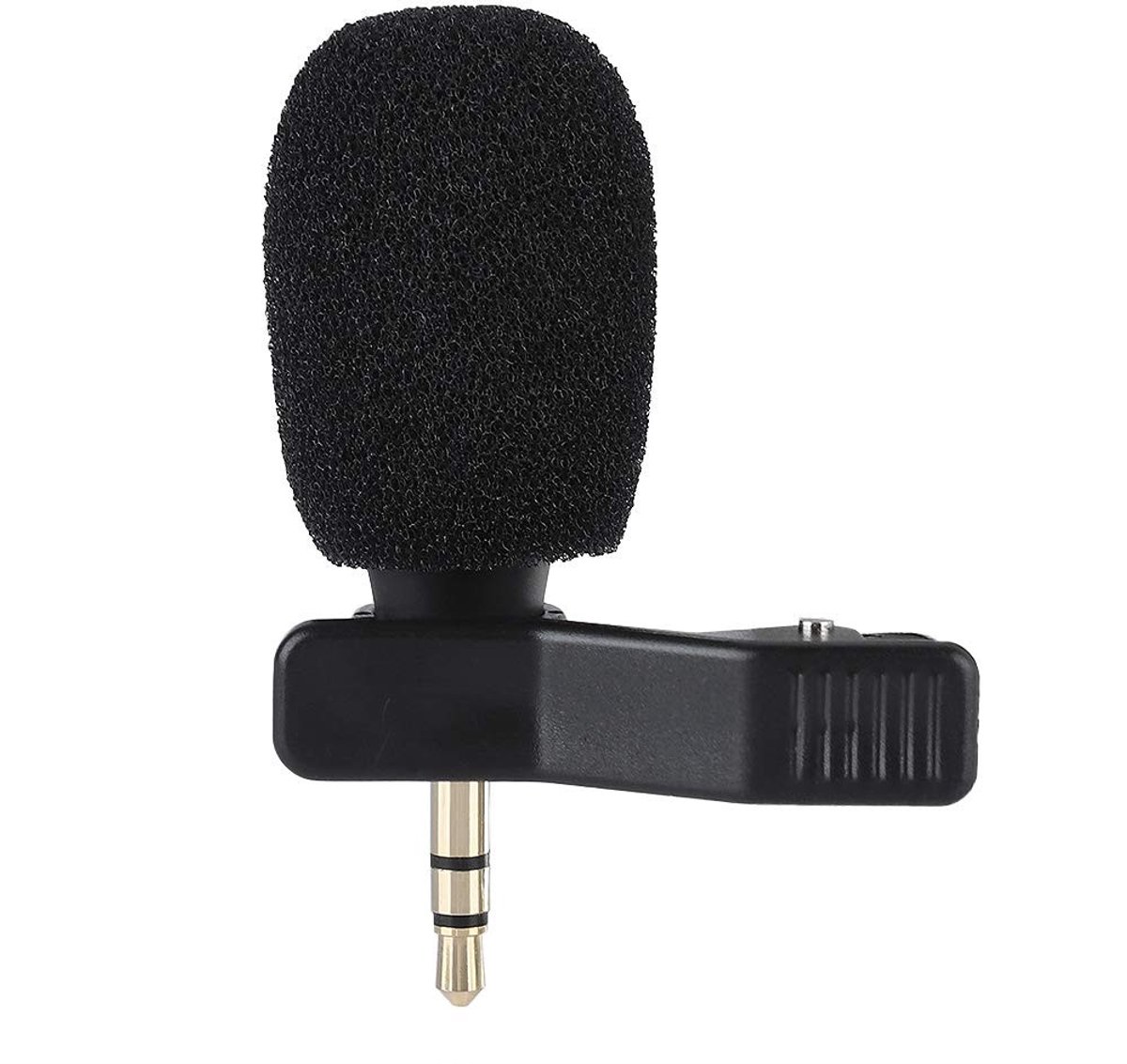 Dailygoody - Draagbare Mini Microfoon - HD-geluid - Eenvoudig te gebruiken - 3,5 mm Jack - Geschikt voor pc tablet en voicerecorder - Compact for