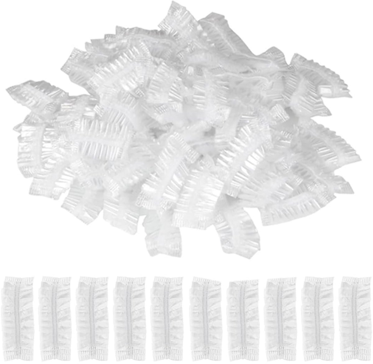Dailygoody - Oorbeschermers - Wegwerp - Transparant - Waterdicht - Voor haarverf en douchen - 300 stuks - Geschikt voor thuis en salons