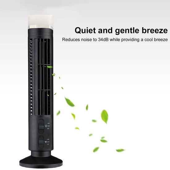 Allecto - Omnibreeze Bladloze Torenventilator - Stil Compact