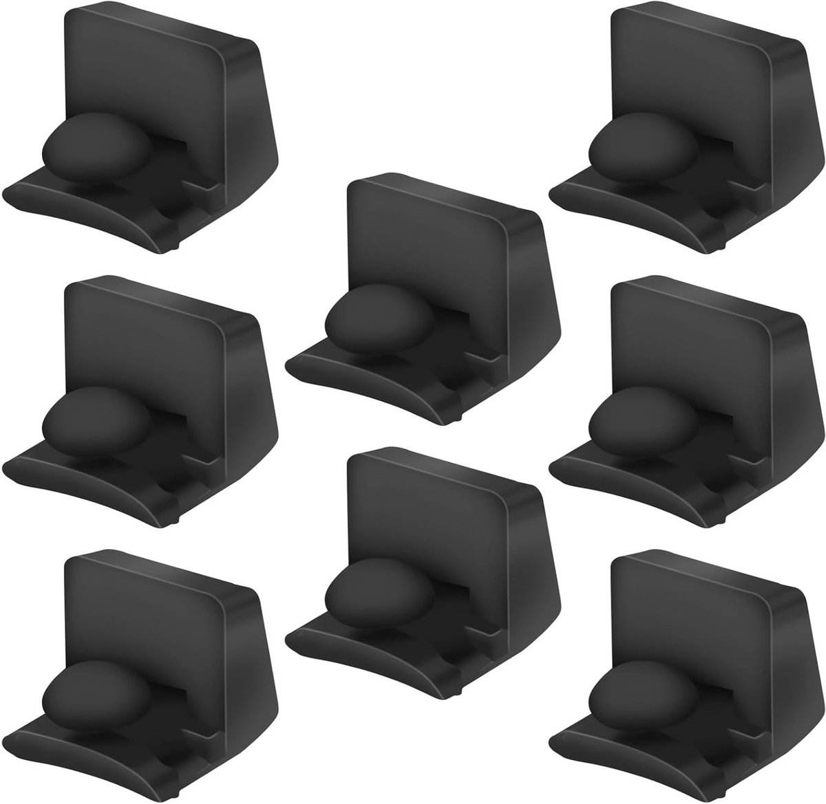 Set van 8 Siliconen Beschermende Stootkussens voor Airfryer, Vervangonderdeel van Voedselkwaliteit, Hittebestendig tot 280°C, Geschikt voor Diverse Modellen