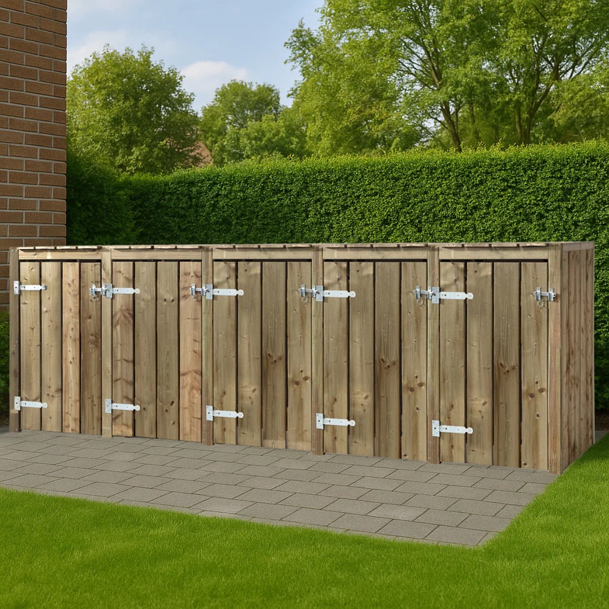 Container ombouw vijf dubbel Arjan