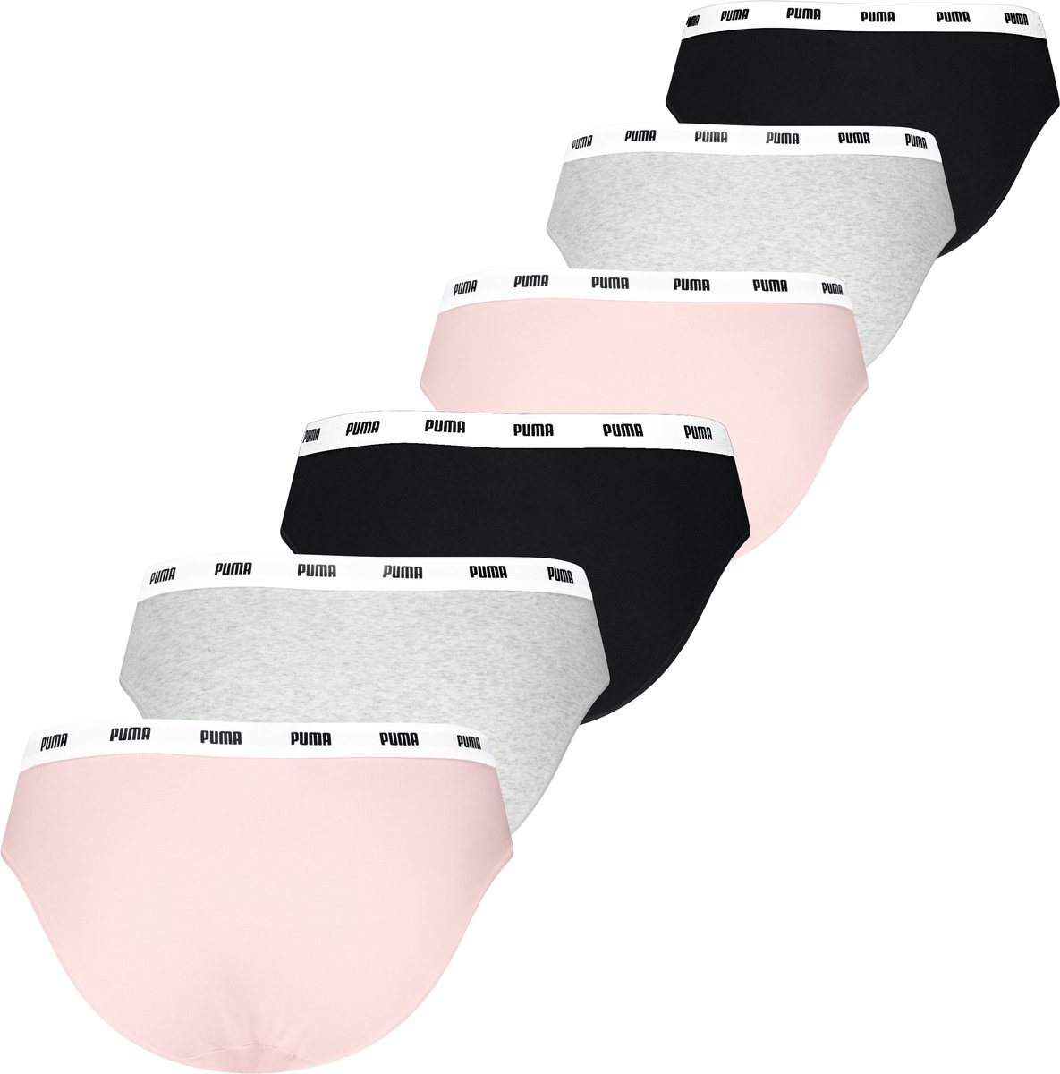 Puma - Dames - Briefs - Cotton - 6 P - Maat M